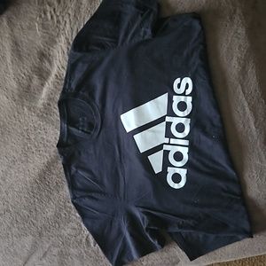 Black and White Adidas tee